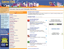Tablet Screenshot of colorado.casinocity.com