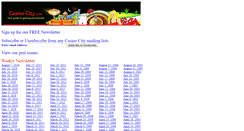 Desktop Screenshot of newsletter.casinocity.com